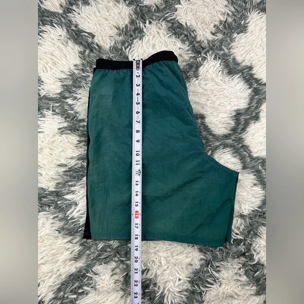 Vintage Speedo Men's Green Swim Trunks With Liner Size Large